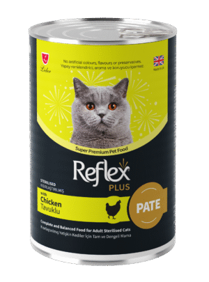 Reflex Plus Pate Tavuklu Kısırlaştırılmış Kedi Maması 395 Gr - Görsel 2