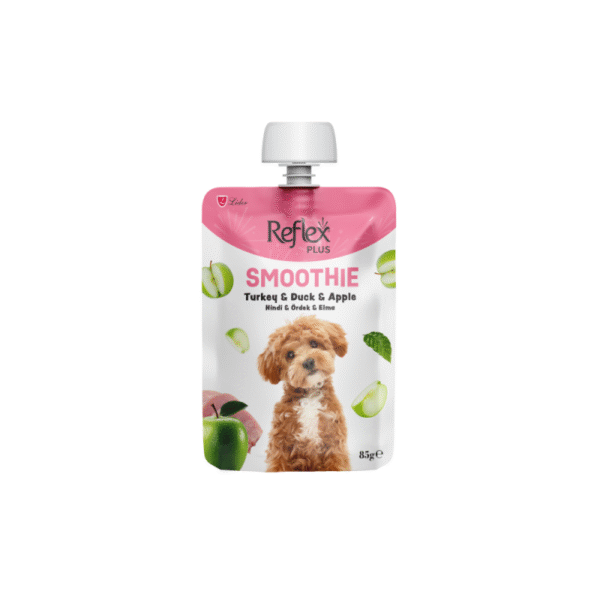 Smoothie / Hindi, Ördekli Etli ve Elmalı Yetişkin Köpek Sıvı Ödül Maması  85 Gr