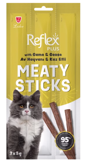 Meaty Sticks / Av Hayvanı ve Kaz Etli Çubuk 3x5 Gr - Görsel 2