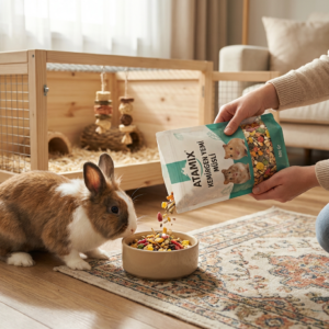 ATAMIX KEMİRGEN YEMİ MÜSLİ 600 Gr kullanım görseli