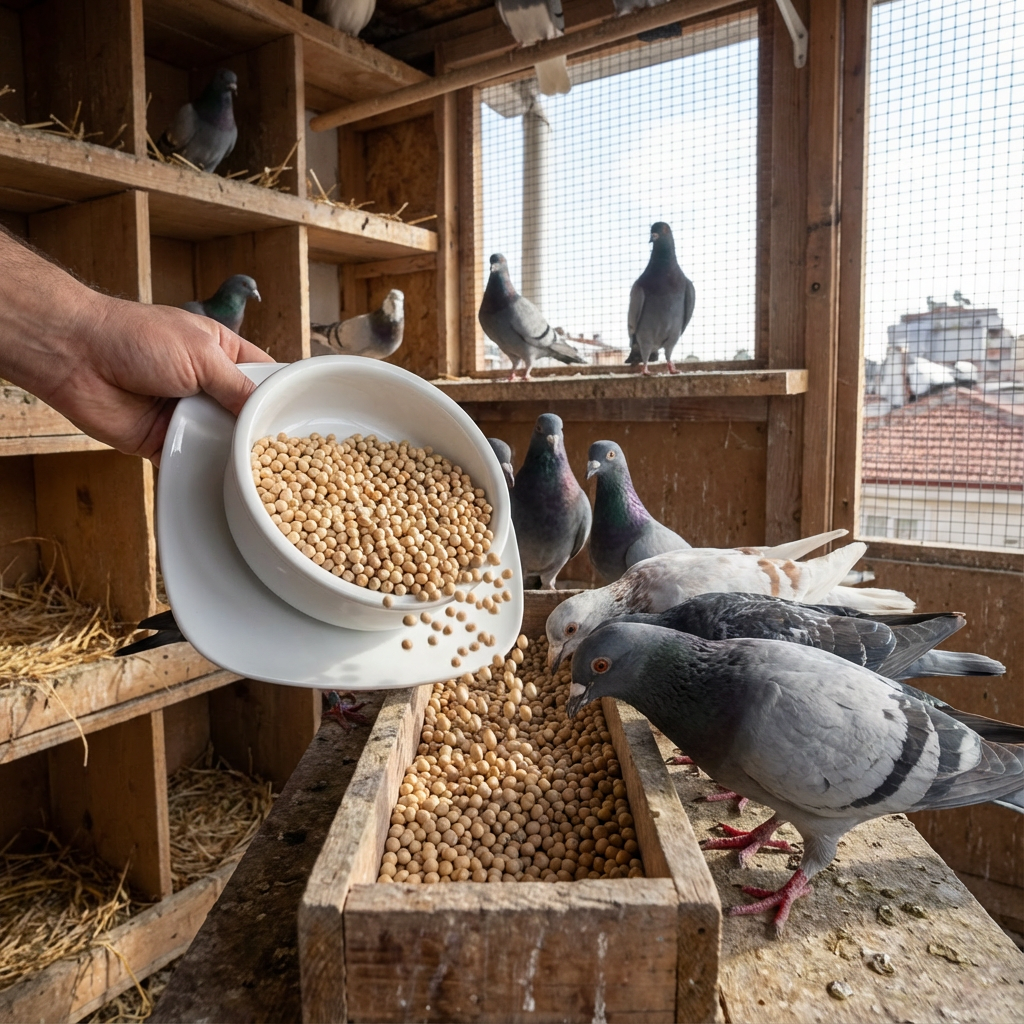 BEZELYE SARI KUŞ YEMİ kullanım görseli