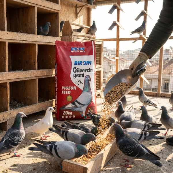 BIRDIN GÜVERCİN KARIŞIK YEMİ 20 Kg kullanım görseli