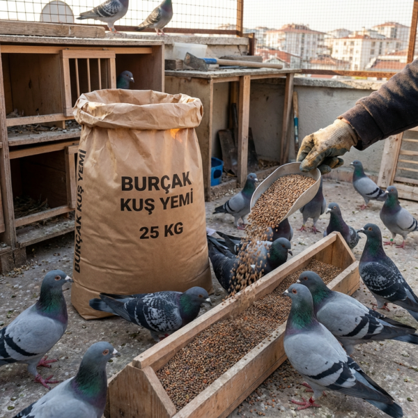 BURÇAK KUŞ YEMİ 25 KG kullanım görseli