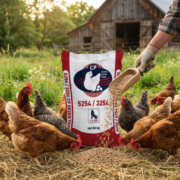 C.P GEZEN YUMURTA TAVUK YEMİ PELET kullanım görseli
