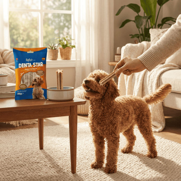 Dentastar / Çiğnemelik Diş Çubukları Mini ve Küçük Irk Yetişkin Köpek Ödül Maması kullanım görseli