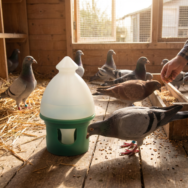 GÜVERCİN SULUĞU 1.5 LT BEYAZ kullanım görseli