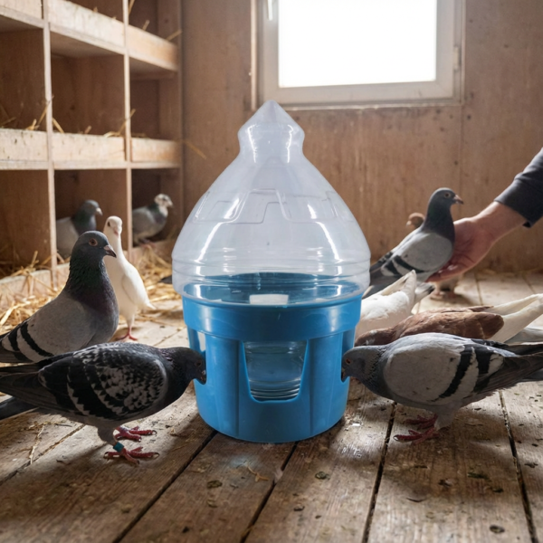 GÜVERCİN SULUĞU 5LT ŞEFFAF kullanım görseli