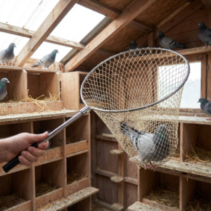 GÜVERCİN YAKALAMA KEPÇESİ kullanım görseli
