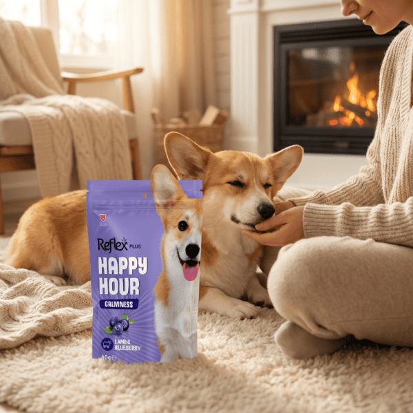 Happy Hour / Calmness - Sakinleşmeyi Destekleyici Köpek Ödül Maması 60 Gr kullanım görseli