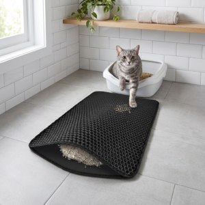 KEDİ SERT TUVALET PASPASI kullanım görseli