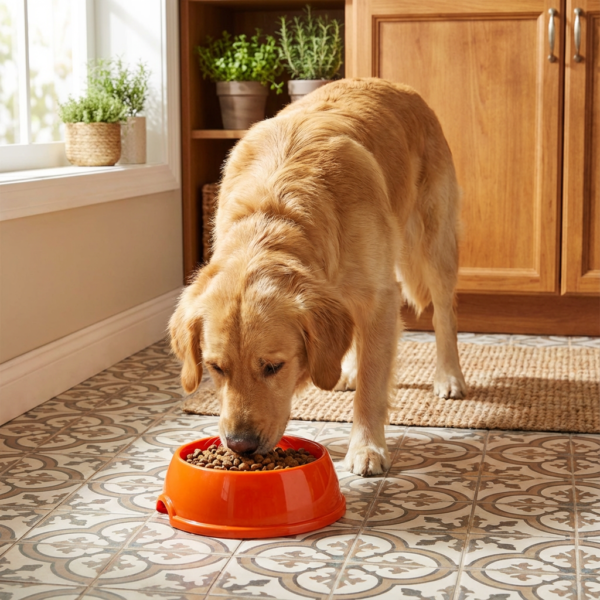 KÖPEK MAMA KABI RENKLİ YUVARLAK TEKLİ kullanım görseli