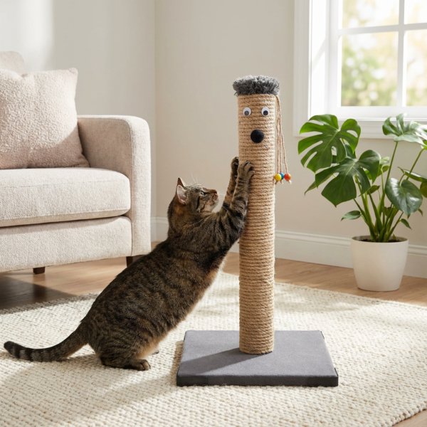 KUMAŞ KEDİ TIRMALAMA XL kullanım görseli