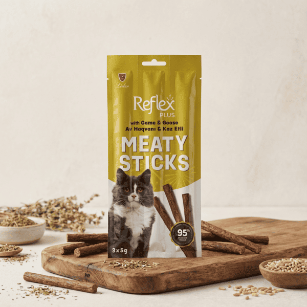 Meaty Sticks / Av Hayvanı ve Kaz Etli Çubuk 3x5 Gr kullanım görseli