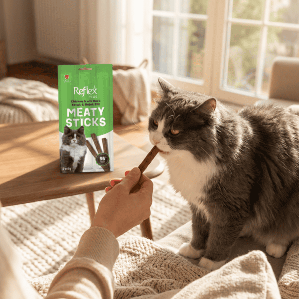 Meaty Sticks / Tavuklu ve Ördek Etli Çubuk 3x5 Gr kullanım görseli