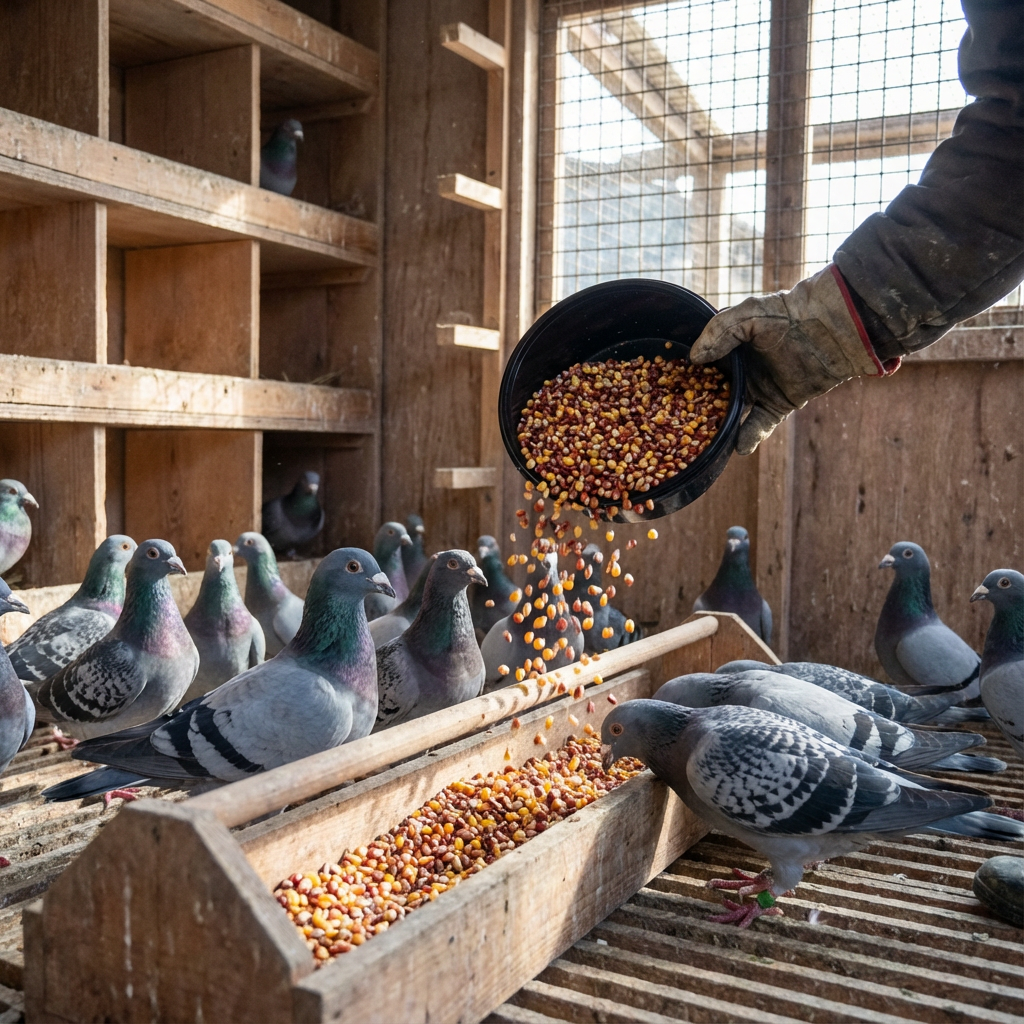 PATLAK KIRMIZI MISIR KUŞ YEMİ kullanım görseli