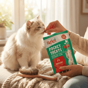 Pocket Treats / Deri ve Tüy Bakımı için Kedi Ödül Maması 60 Gr kullanım görseli
