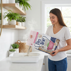 Proline Vanilya Kokulu Kedi Kumu 10 lt kullanım görseli