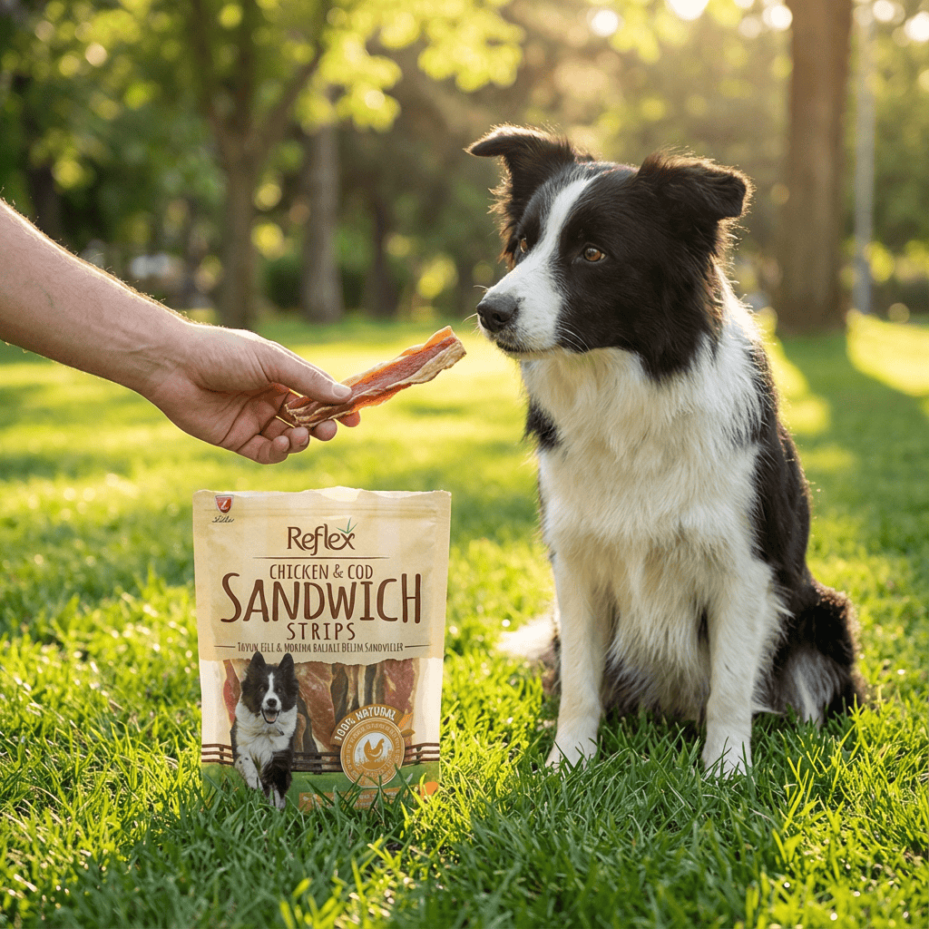 Reflex Kurutulmuş Tavuk Etli & Morina Balıklı Dilim Sandviçler kullanım görseli