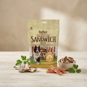 Reflex Kurutulmuş Tavuk Etli & Morina Balıklı Lokma Sandviçler kullanım görseli