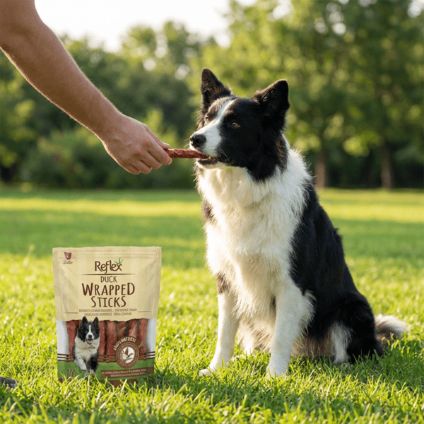 Reflex Ördekli Çubuklar Ödül Maması kullanım görseli