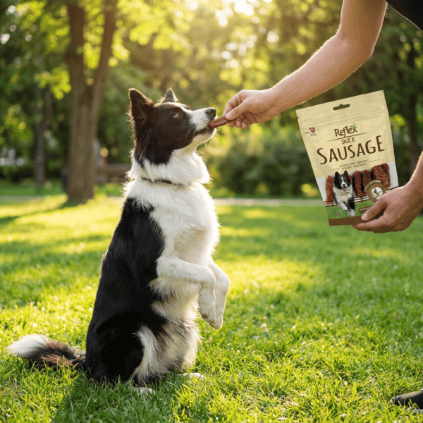 Reflex Ördekli Sosisler Ödül Maması kullanım görseli