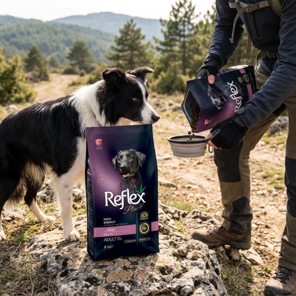 Reflex Plus High Energy Biftekli Yetişkin Köpek Maması 3 Kg kullanım görseli
