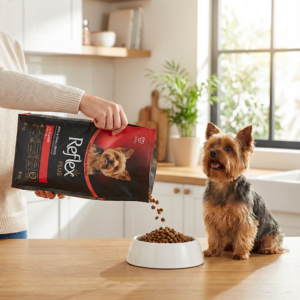 Reflex Plus Kuzu Etli Mini Ve Küçük Irk Yetişkin Köpek Maması 8 Kg kullanım görseli
