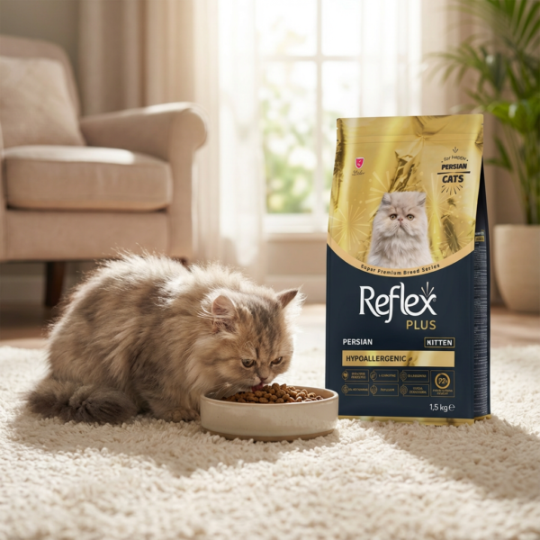 Reflex Plus Persian Yavru Kedi Maması 1,5 Kg kullanım görseli