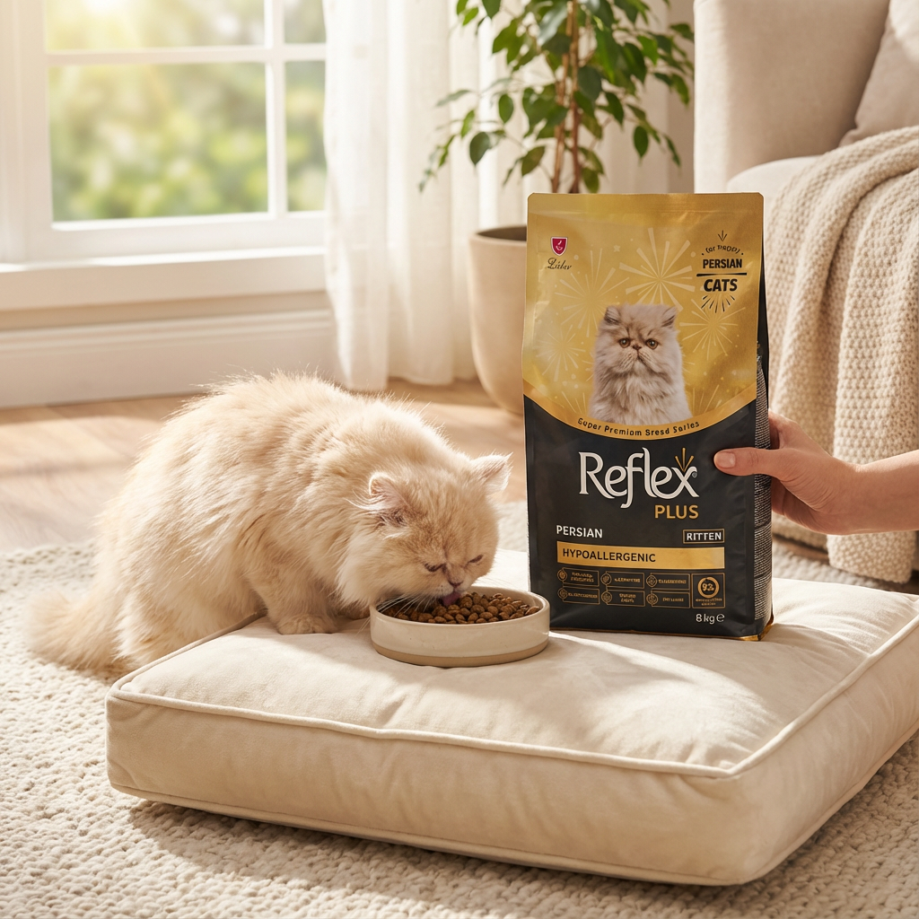Reflex Plus Persian Yavru Kedi Maması 8 Kg kullanım görseli