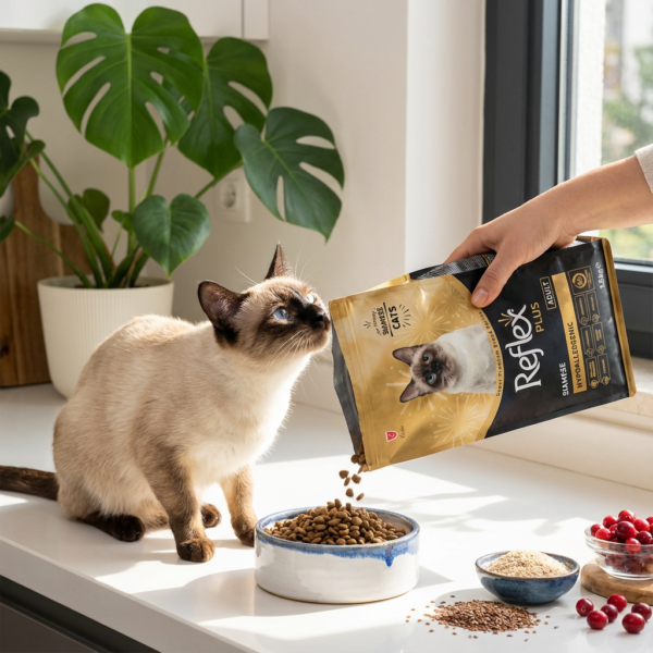 Reflex Plus Siamese Yetişkin Kedi Maması 1,5 Kg kullanım görseli