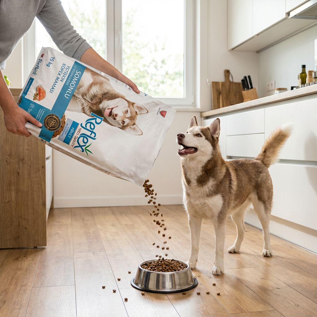 Reflex Somonlu Yetişkin Köpek Maması 15 kg kullanım görseli
