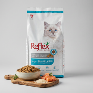 Reflex Sterilised Balıklı Kısırlaştırılmış Yetişkin Kuru Kedi Maması 15 kg kullanım görseli
