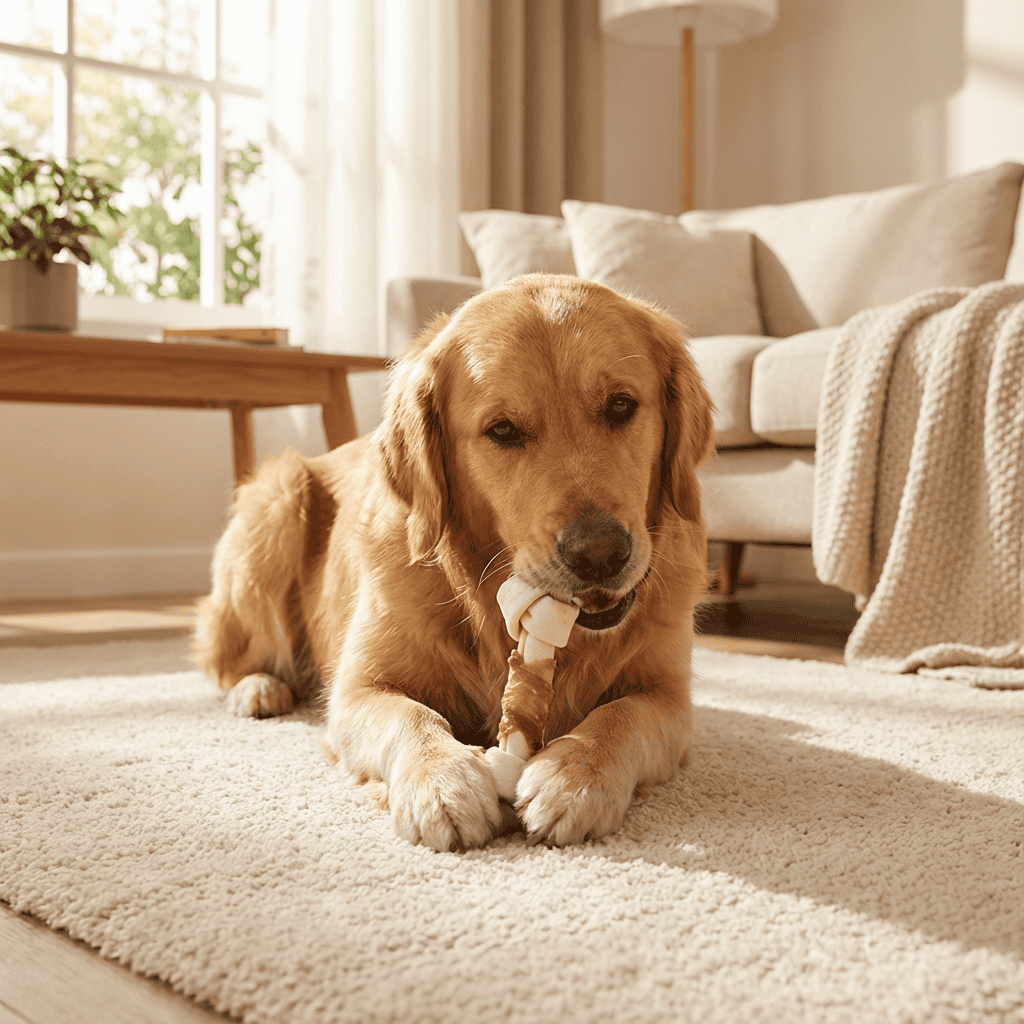 Reflex Tavuk Etli Düğümlü Çiğneme Kemiği kullanım görseli