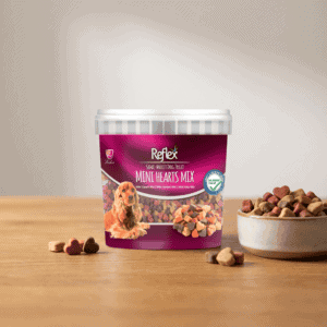 Reflex Yumuşak Çiğnemelik Mini Kalp Mix Ödül Maması kullanım görseli