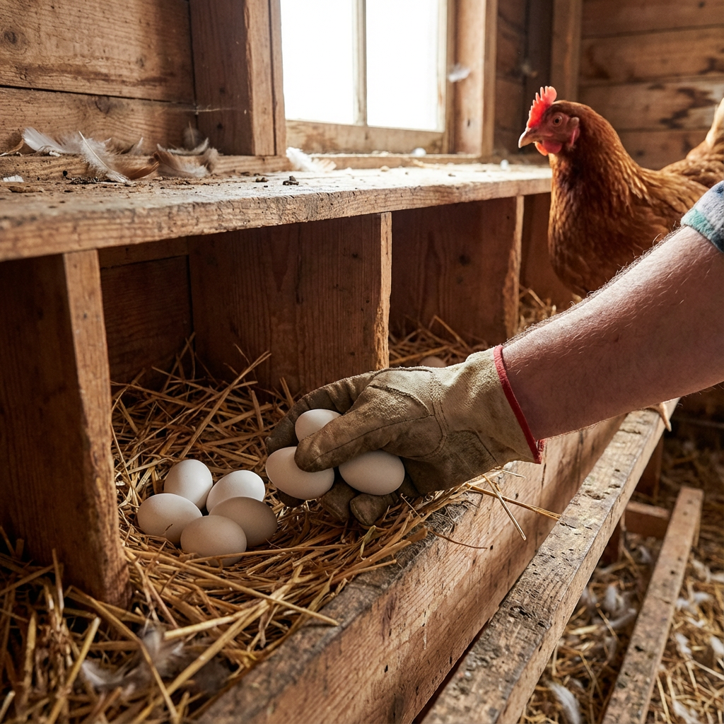 SAHTE TAVUK YUMURTASI 10 ADET kullanım görseli