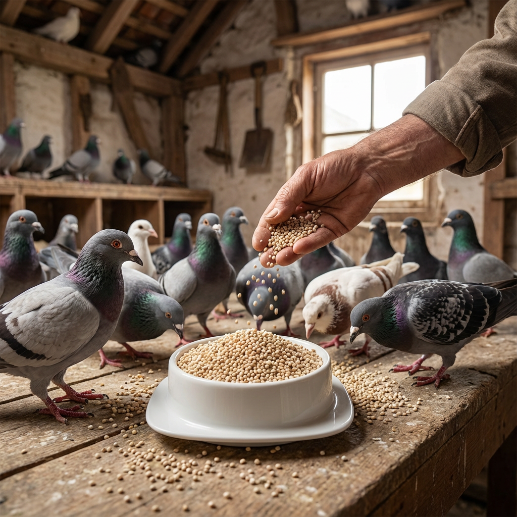 SORGUM KREM KUŞ YEMİ kullanım görseli