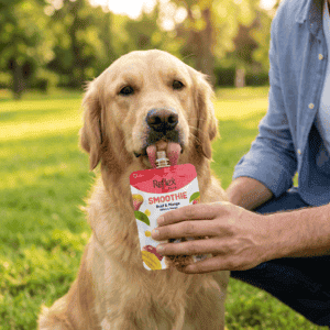 Smoothie / Biftekli ve Mangolu Yetişkin Köpek Sıvı Ödül Maması 85 Gr kullanım görseli