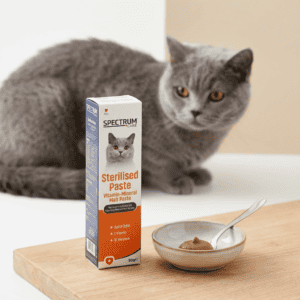Spectrum Kısırlaştırılmış Kediler İçin Vitamin ve Mineralli Malt Macunu 30gr kullanım görseli