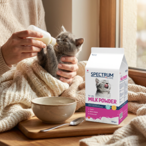 Yavru Kediler için Taurinli ve Multivitaminli Süt Tozu 150 Gr kullanım görseli