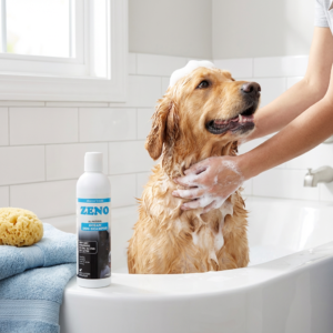 ZENO OCEAN DOG SHAMPOO kullanım görseli