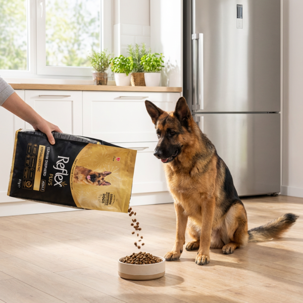 ​Reflex Plus German Shepherd Yetişkin Köpek Maması 8 Kg kullanım görseli