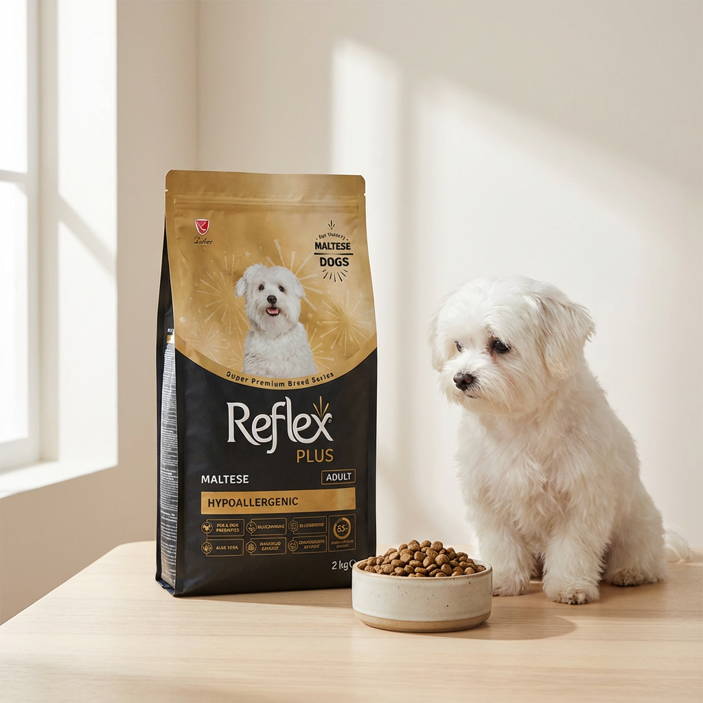 ​Reflex Plus Maltese Yetişkin Köpek Maması 2 Kg kullanım görseli