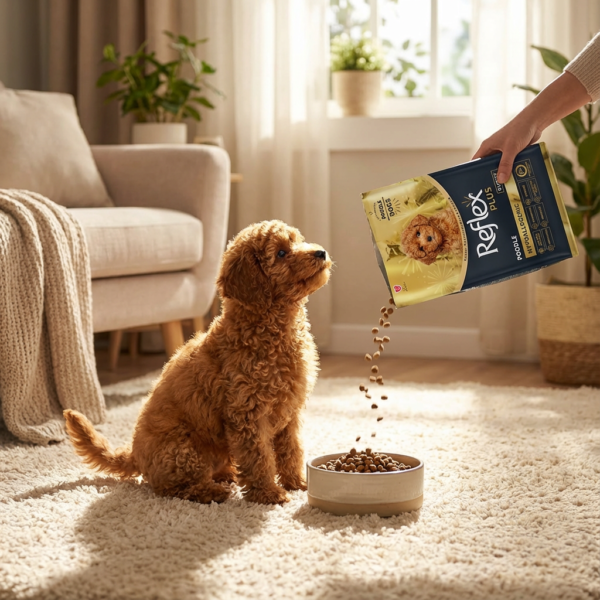 ​Reflex Plus Poodle Yavru Köpek Maması 1,5 Kg kullanım görseli