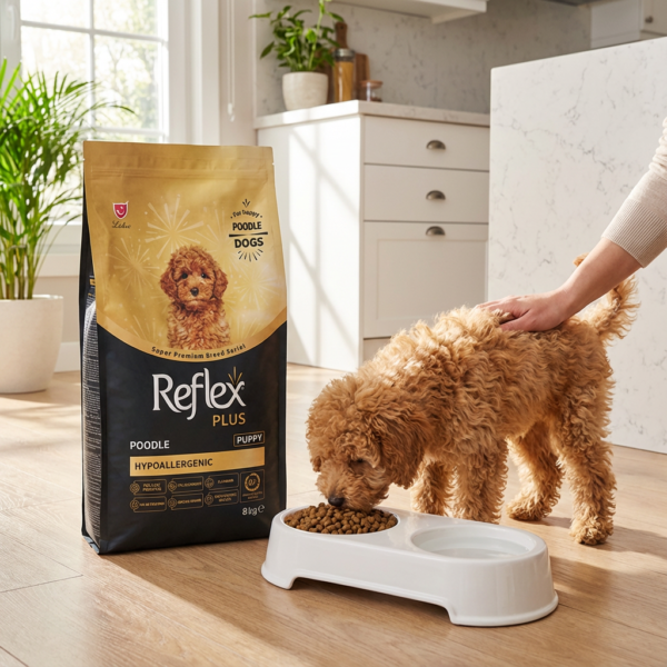 ​Reflex Plus Poodle Yavru Köpek Maması 8 Kg kullanım görseli