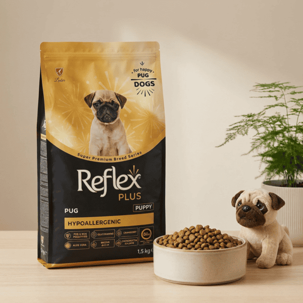 ​Reflex Plus Pug Yavru Köpek Maması 1,5 Kg kullanım görseli
