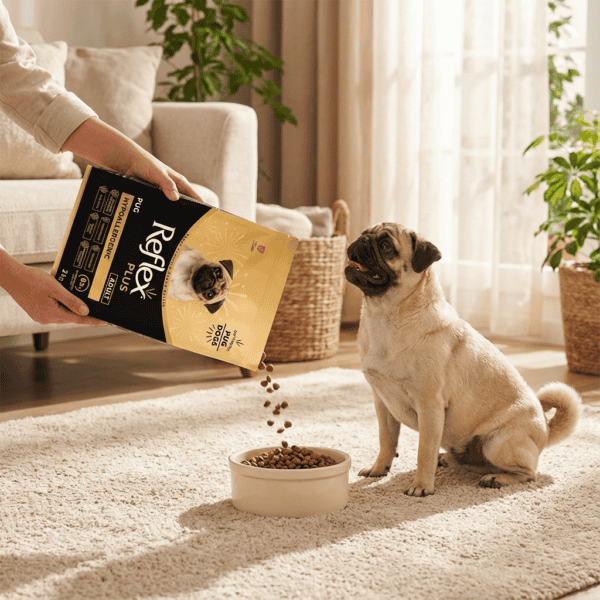 ​Reflex Plus Pug Yetişkin Köpek Maması 2 Kg kullanım görseli